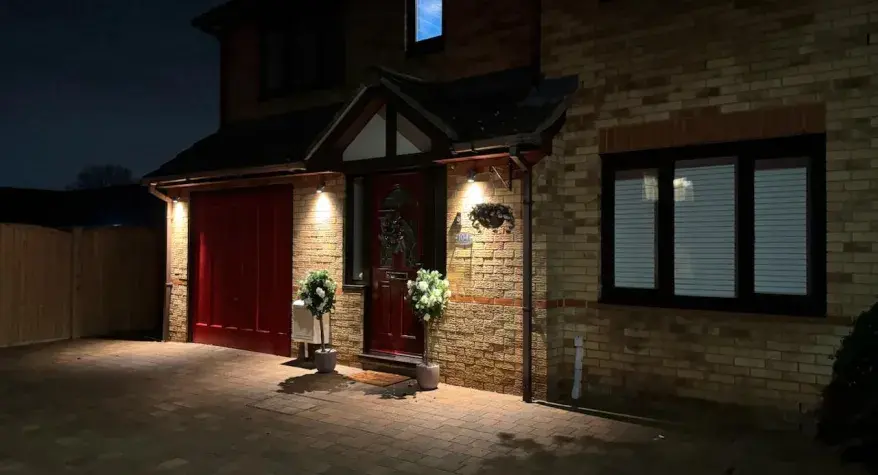 Outside Lighting Installation in Walton-on-Thames - Tungsten Services