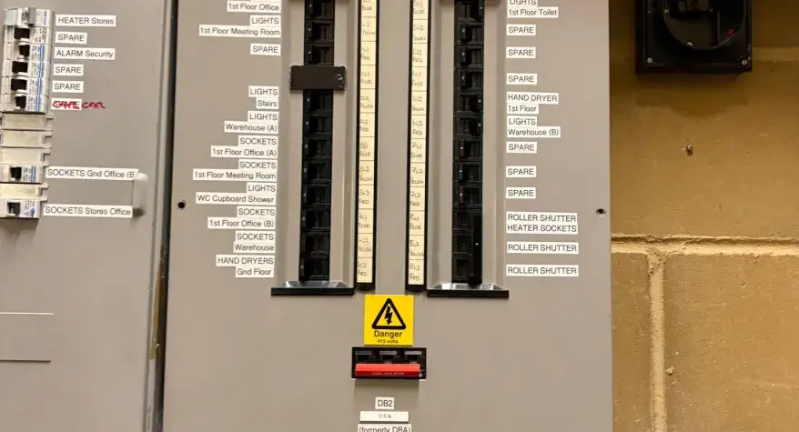 3Phase Fusebox Replacement in a Walton-on-Thames Commercial Unit