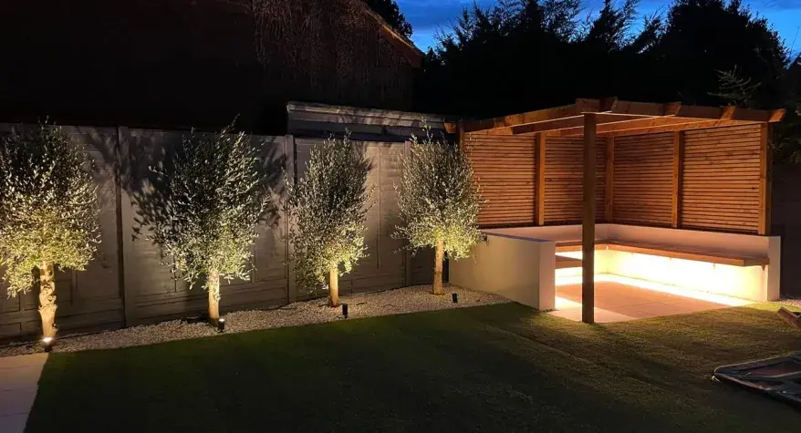 Garden Lighting Installation in Weybridge - Tungsten Services