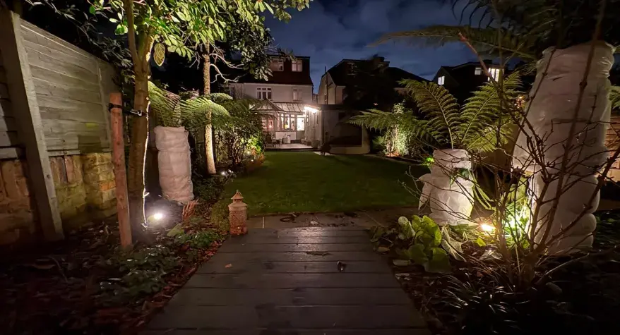 Garden Lighting Installation Walton-on-Thames by Tungsten Services