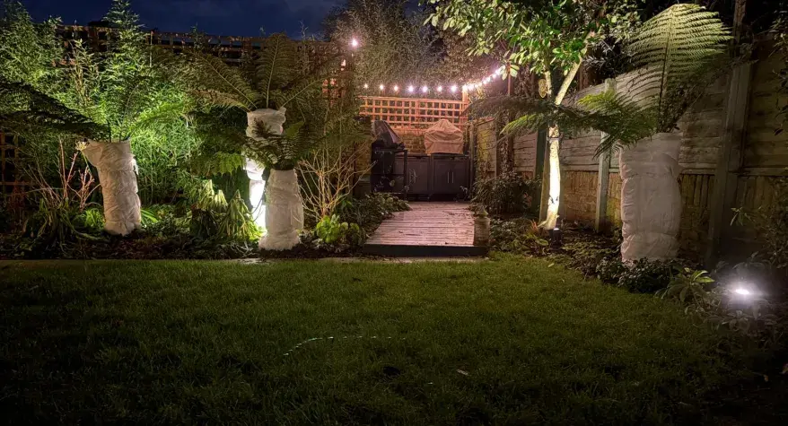 Garden Lighting Installation Walton-on-Thames by Tungsten Services