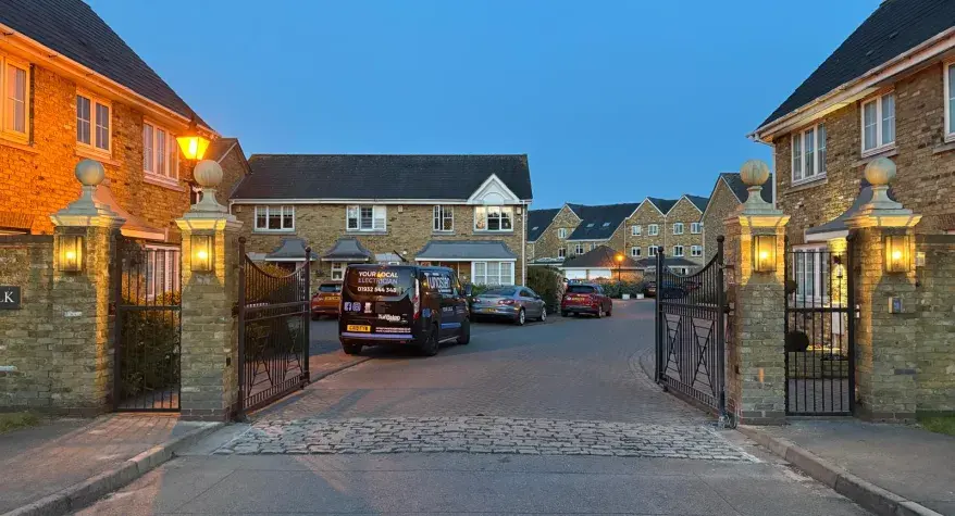 Pillar Lighting Installation in Shepperton