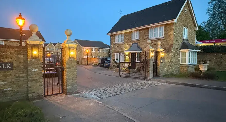 Pillar Lighting Installation in Shepperton