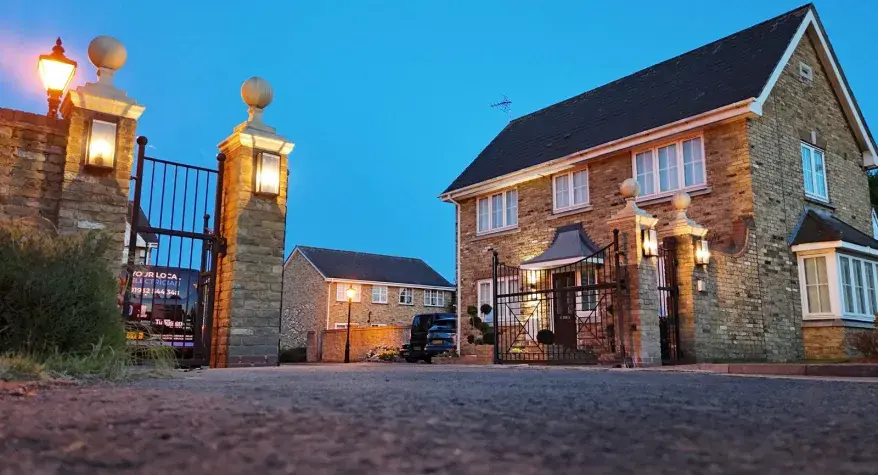 Pillar Lighting Installation in Shepperton