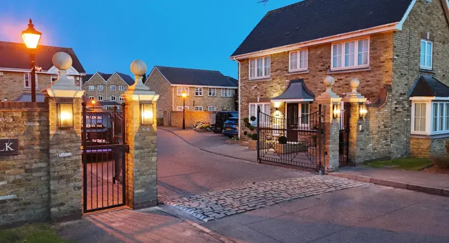 Pillar Lighting Installation in Shepperton