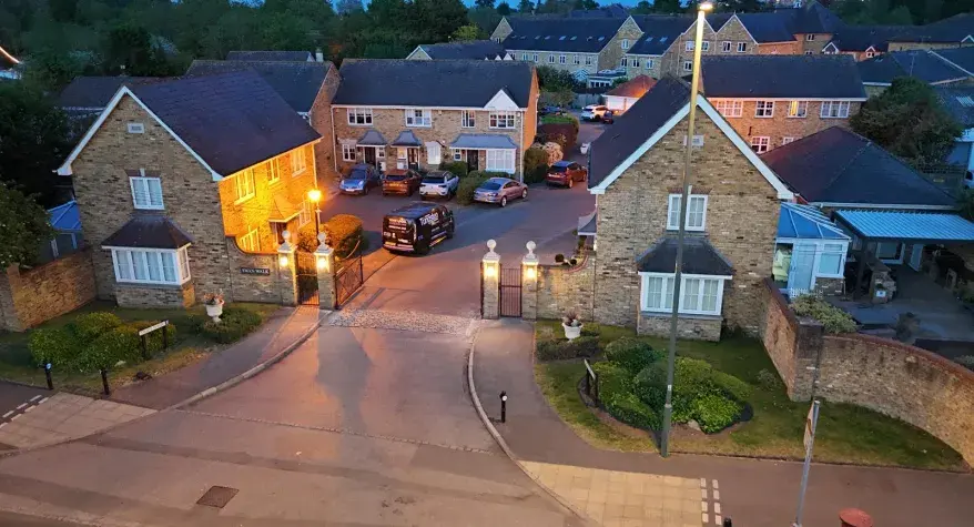 Pillar Lighting Installation in Shepperton